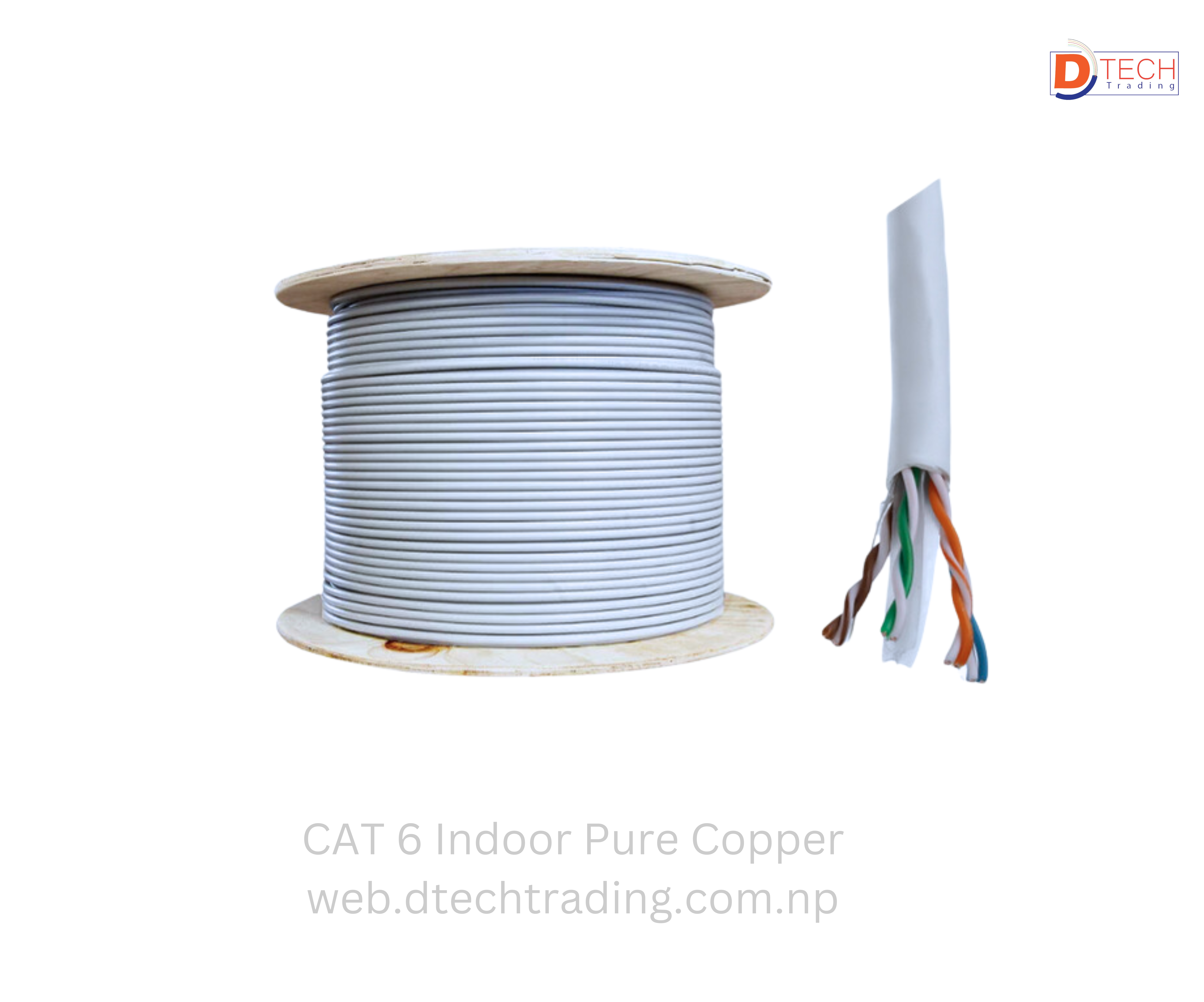 CAT6 Cable Pure Copper 305mtr (Indoor) 58